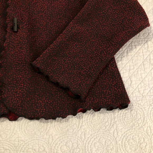 Vintage goth vampire cardigan blazer lady coat. Reversible. Size XL - Picture 5 of 11